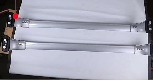 2 Stück Auto Querträger Dachträger für Toyota Highlander 2015-2021, Eloxiertem Aluminium Fahrradträger Dachboxen Offener Dachreling Dachgepäckablage,B-Silver von KAEW