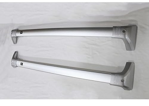 2 Stück Auto Querträger Dachträger für Toyota Highlander 2022-2024 2025, Eloxiertem Aluminium Fahrradträger Dachboxen Offener Dachreling Dachgepäckablage,B-Silver von KAEW