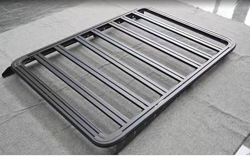 2 Stück Auto Querträger Dachträger für Toyota Land Cruiser LC300 2023 2024 2025, Eloxiertem Aluminium Fahrradträger Dachboxen Offener Dachreling Dachgepäckablage von KAEW