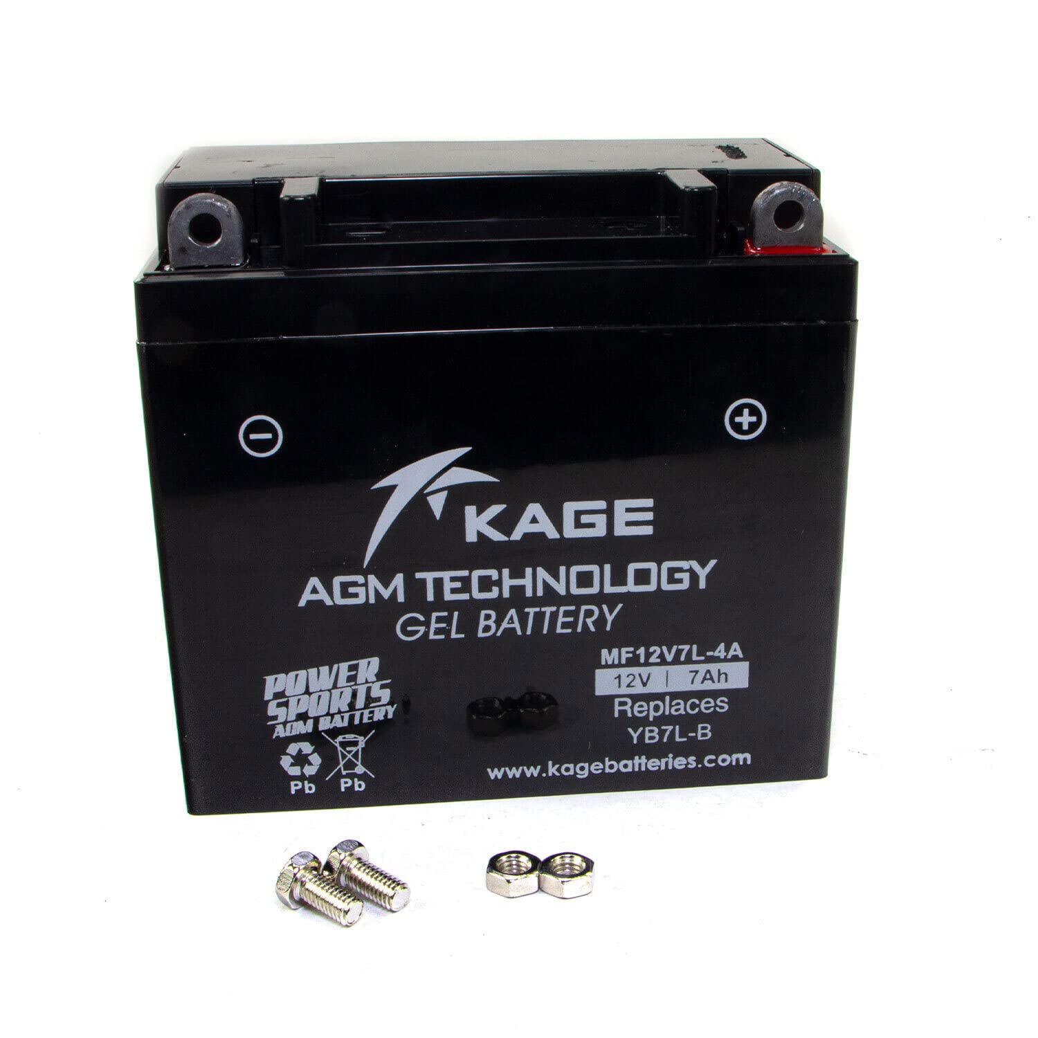 GEL Batterie KAGE 12N7-3B / 12N9-3B / YB9L-A2 / YB9L-B 7AH für Derbi Hercules Hyosung Kawasa ki Kreidler MBK MZ/MUZ TGB Yamaha von KAGE