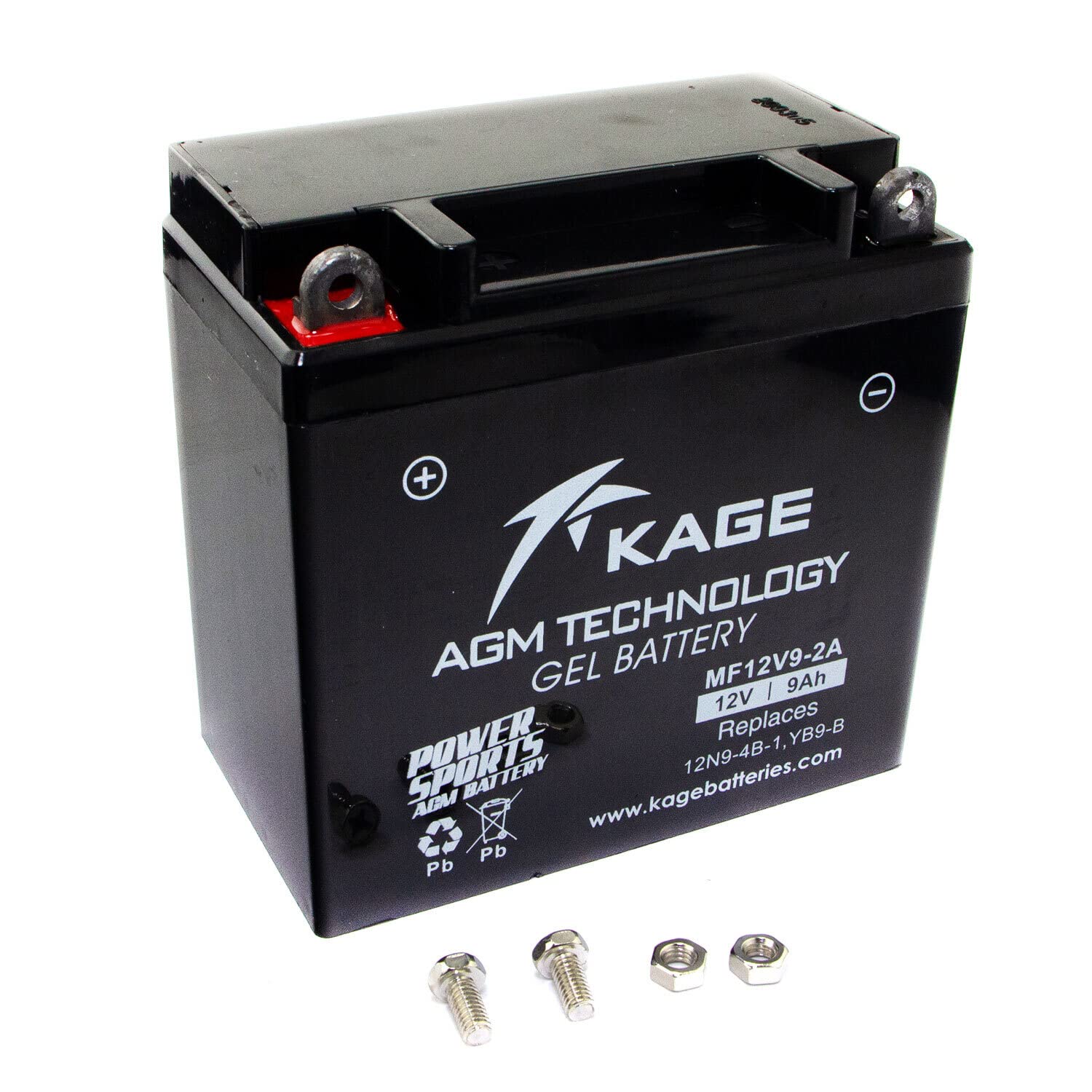 GEL-Batterie-KAGE YB7-A YB9-B YB9A-A 12N9-4B-1 9AH für Aprilia Cagiva Daelim Derbi Gilera Harley Davidson Kawasaki Keeway KSR-Moto Malaguti Pu ch SYM Vespa Yamaha von KAGE