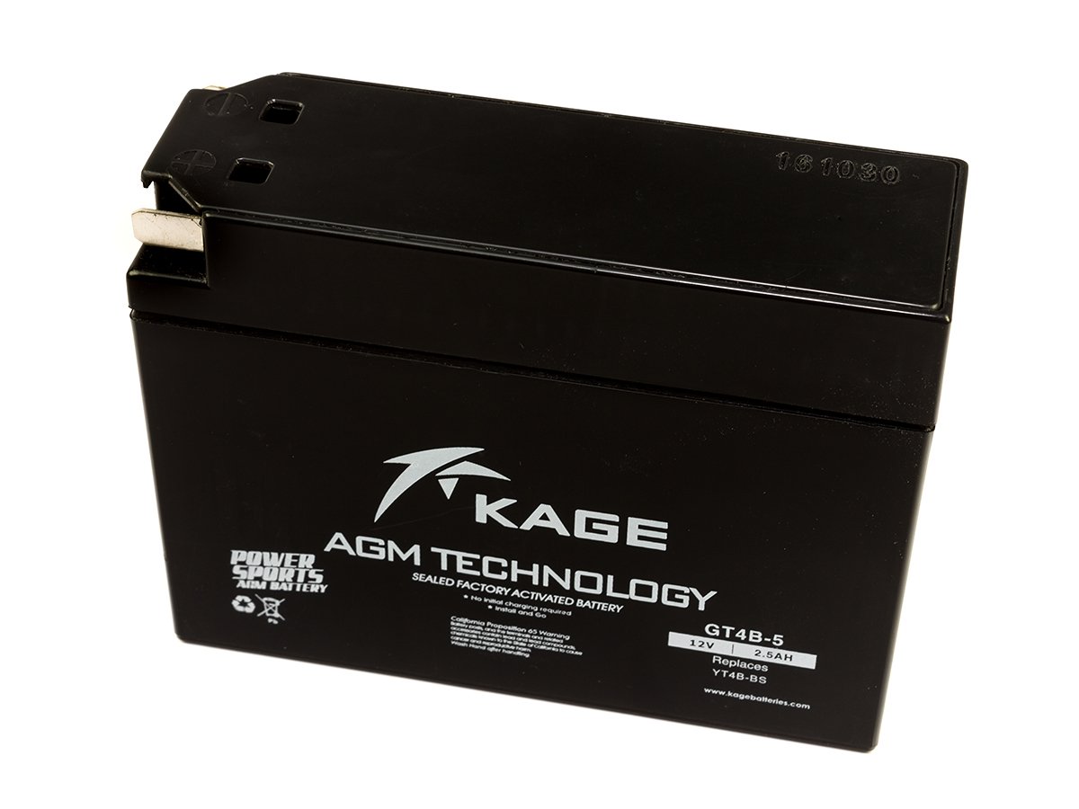 GEL Batterie KAGE YT4B-BS 2,5AH für S u z u k i Y a m a h a von KAGE