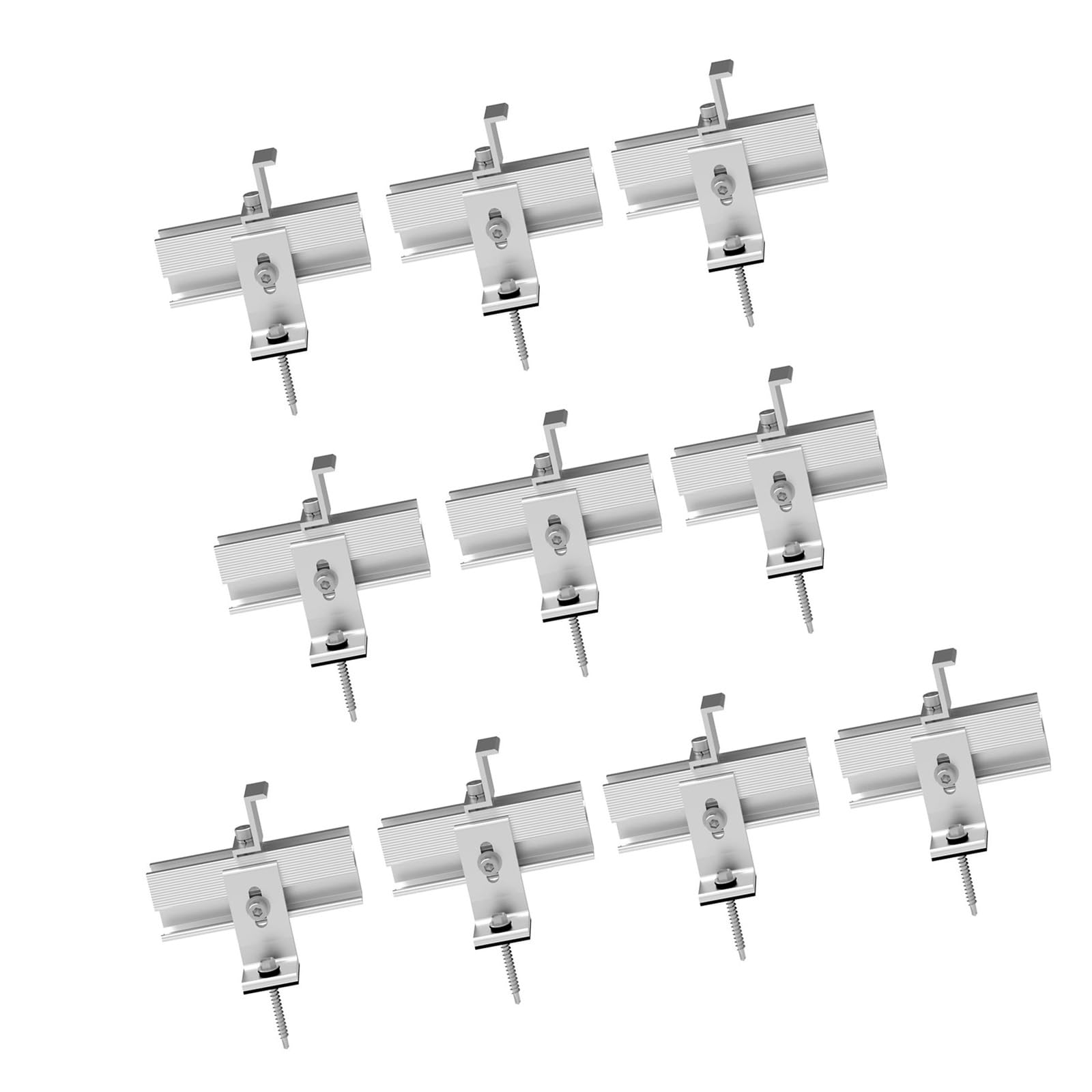 10 Pcs Robuste Solars Panel Montageklammern Zur Sicheren Installation Auf Verschiedenen Dächern Und Meeresschiffen Täglich von KAHDGSS