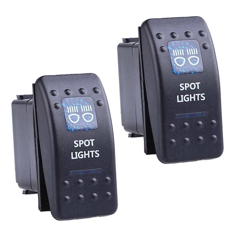 2pcs Marine Boote Switches 5 Pin Kippschalter 20A 12V LED LED WASHERFORTE SCHALTER FÜR MARINE von KAHDGSS