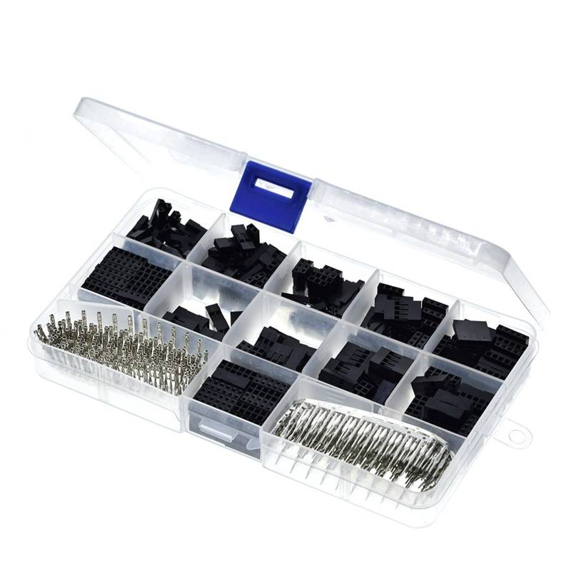 620pcs 2 54 Mm Drahtspiegelstift Header Anschlusskits 1/2/3/4/5/6 Pin Plug Stecker Für 3D Drucker Und Überbrückungskabel von KAHDGSS