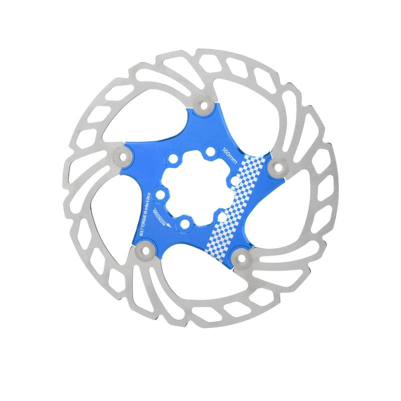 Edelstahl-Fahrrad-Rotor mit 6 Schrauben für Rennräder, Mountainbikes, Fahrräder, schwimmende Scheibenfahrräder, Bremsrotor von KAHDGSS