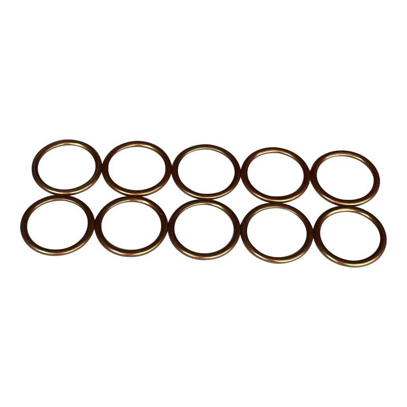 35,5 * 44 * 2,6mm Motorrad Auspuffrohr Dichtung for Z 750 ZR750 2007-2014 Z800 E-Version ZR800 2013-2015(10pcs) von KAIWON