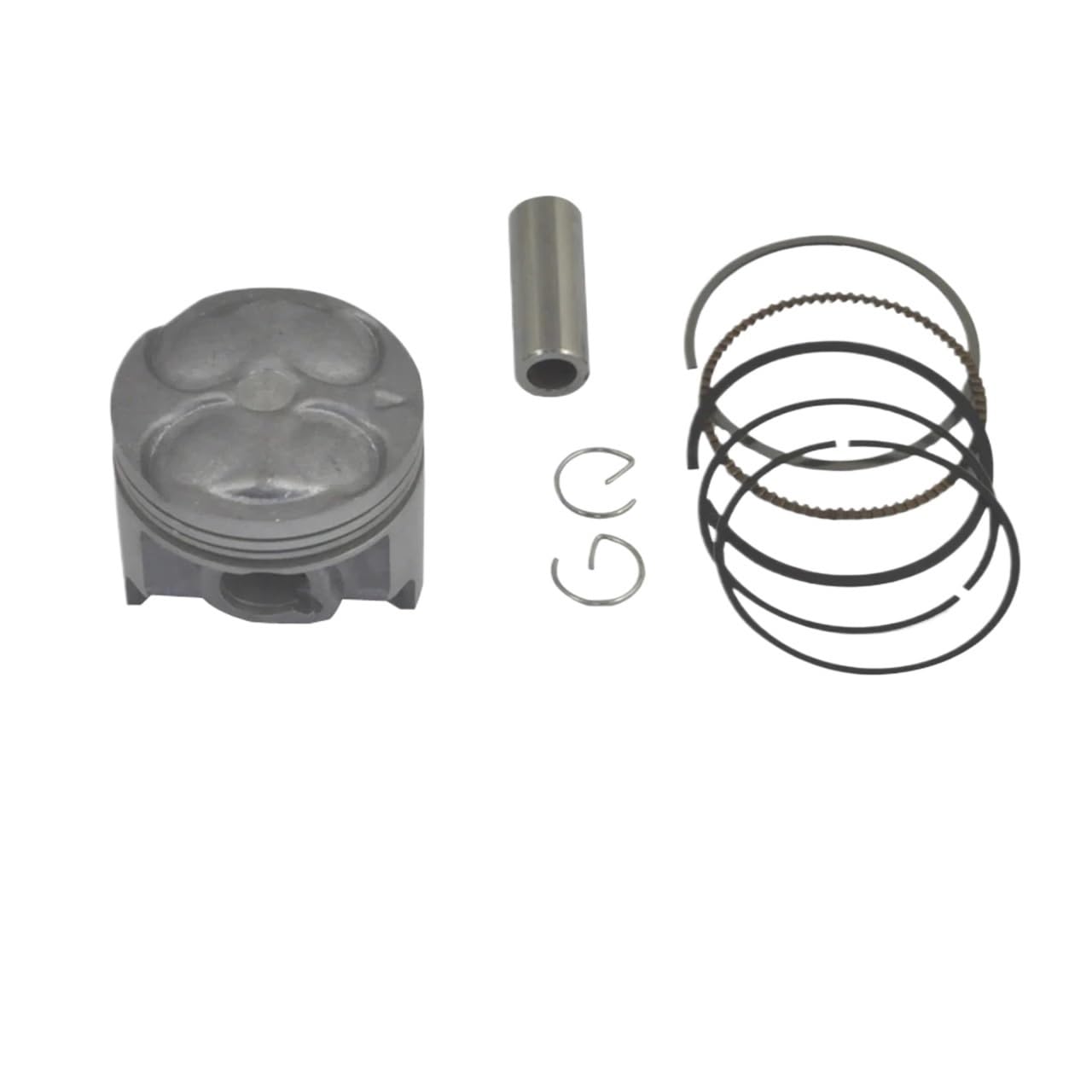 Motorrad-Motorkolbensätze und Ringsatz for GSX250R 72A 73A 74A STD +25 +50, Größe 49 mm, 49,25 mm, 49,5 mm(Piston kit 49.50mm) von KAIWON