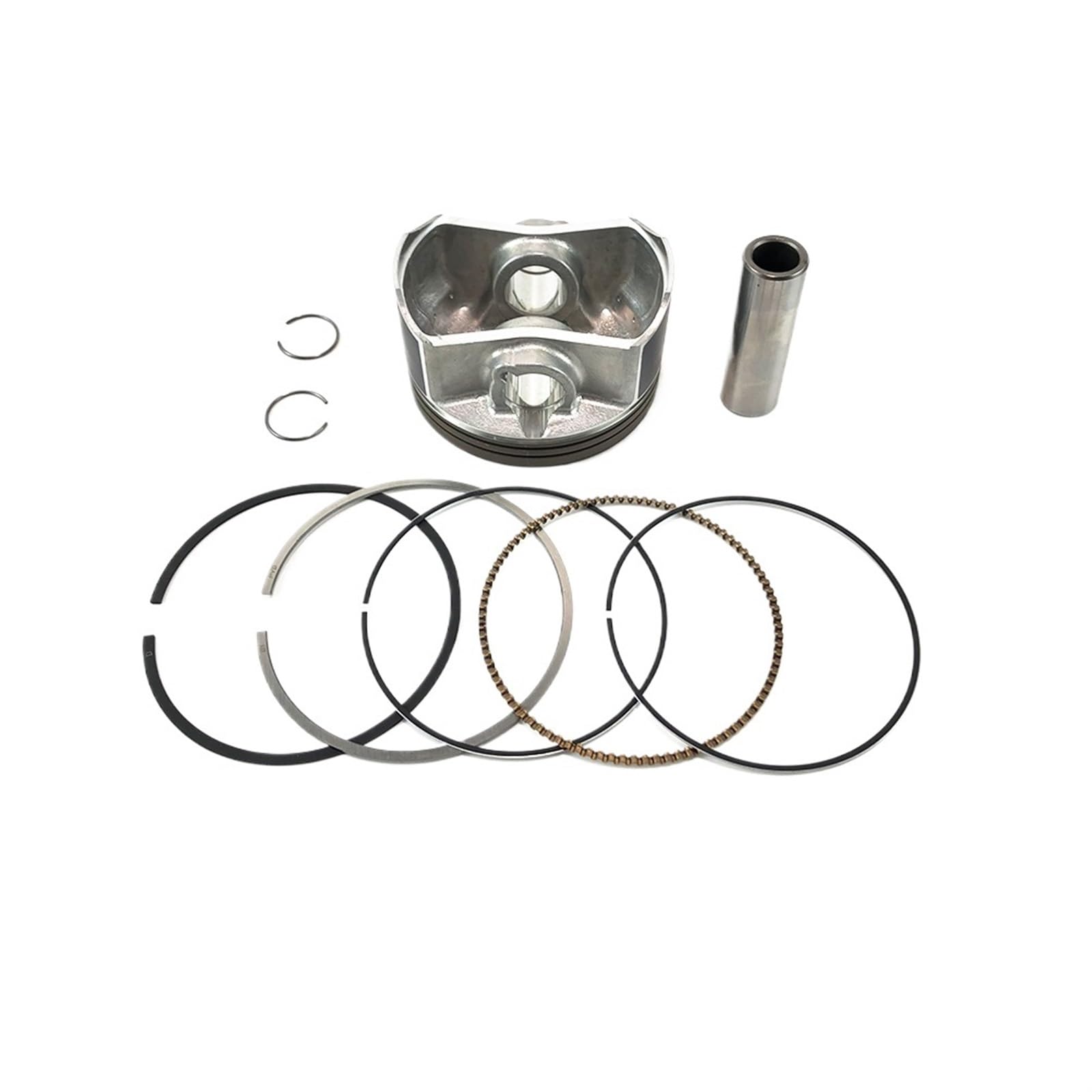 Motorrad XR400 85mm Luft Zylinderblock Kolbenbolzen Ringe Dichtungssatz Motorteile for TRX400EX NX400 XR400R CB400SS(Piston Ring Kit) von KAIWON