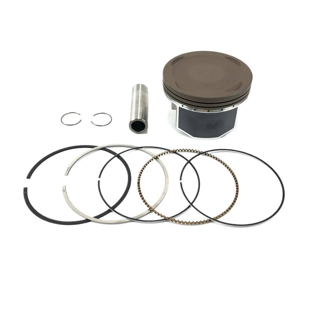 Motorrad XR440 Luft Zylinder Kolben Ring Block Dichtung Kit 90mm Große Bohrung for Retro XR400 440CB 400SS NX400 XR400 TRX(Piston Ring Kit) von KAIWON