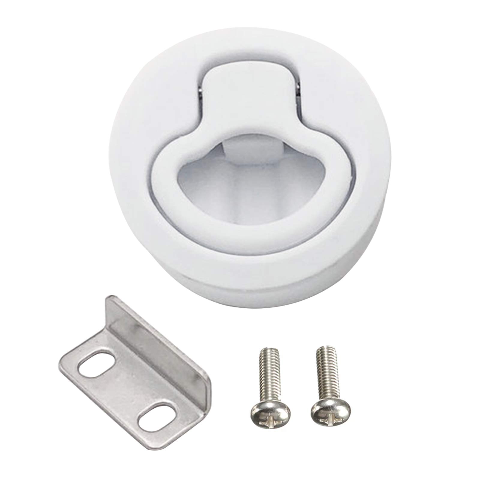 KAKASEA Flush Marine für bündige Zugriegel Slam Lift Griff Deck Runde Verriegelung Flush Pull als Ersatz 5,1 cm von KAKASEA