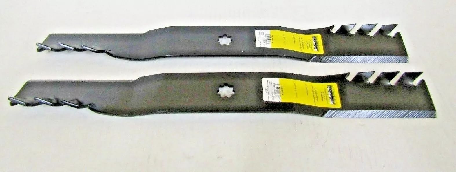 2 Klingen passend für LA100, LA110, LA120, LA105, LA115, LA135, Z225, X110, Ersatz für John Deere OEM von KAKKIE