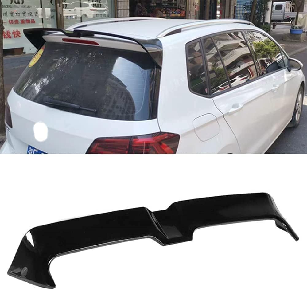 Auto Heckspoiler Spoiler für Golf Sportsvan 2016 2017 2018 2019 2020,Heckspoiler Flügel Kofferraumspoiler Heckflügel Außen Styling Zubehör von KAMNIK