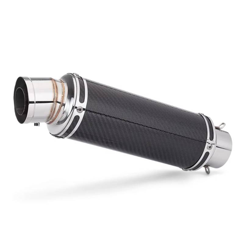 KANGBOZ Kompatibel Mit CBR250RR Universal 60mm Motorradzubehör Motorrad-Auspuffendrohr Modifizierter Auspuffschalldämpfer Motorrad Auspuffrohr(D) von KANGBOZ