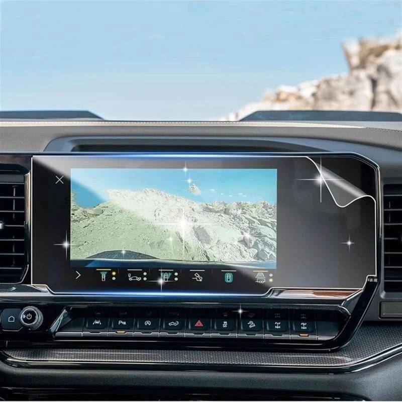 KANGBOZ Kompatibel Mit Chevrolet Für Silverado 2022 2023 2024 13,4 Zoll Auto GPS Navigation PET Displayschutzfolie GPS Navigation Schutzfolie von KANGBOZ