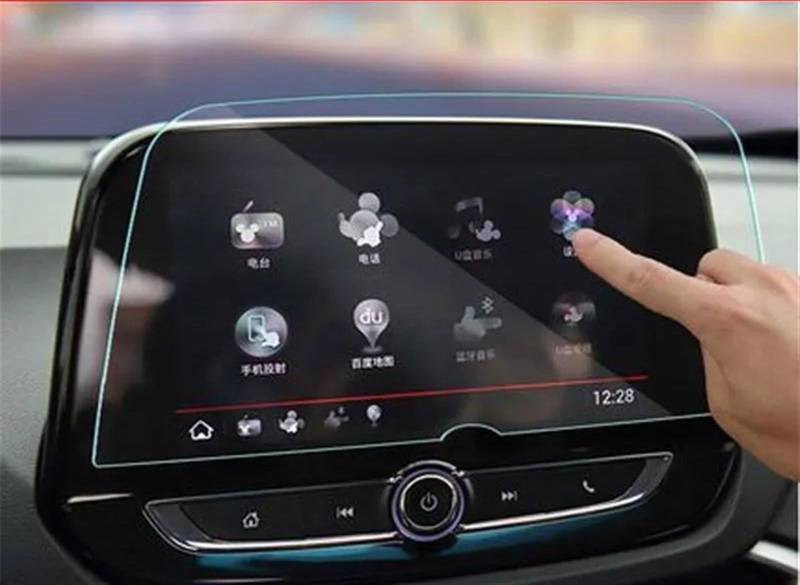 KANGBOZ Kompatibel Mit Chevrolet Für Tracker 2019 2020 2021 Auto-GPS-Navigation Displayschutzfolie Aus Gehärtetem Glas GPS Navigation Schutzfolie von KANGBOZ