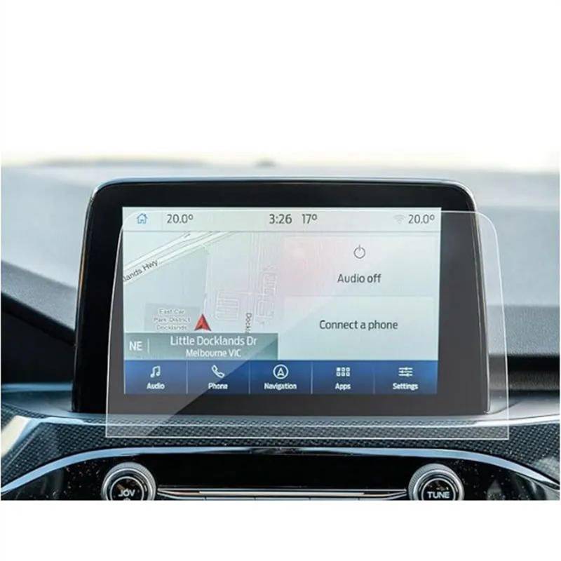 KANGBOZ Kompatibel Mit Ford Für Transit 2020 8 Zoll Auto GPS Navigation LCD Bildschirm Gehärtetem Glas Displayschutzfolie GPS Navigation Schutzfolie von KANGBOZ