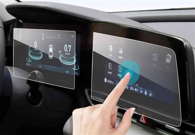 KANGBOZ Kompatibel Mit Hyundai Für Elantra 2021 10,25 Zoll Auto-GPS-Navigationssystem Aus Gehärtetem Glas Und Displayschutzfolie Für Das Armaturenbrett GPS Navigation Schutzfolie von KANGBOZ