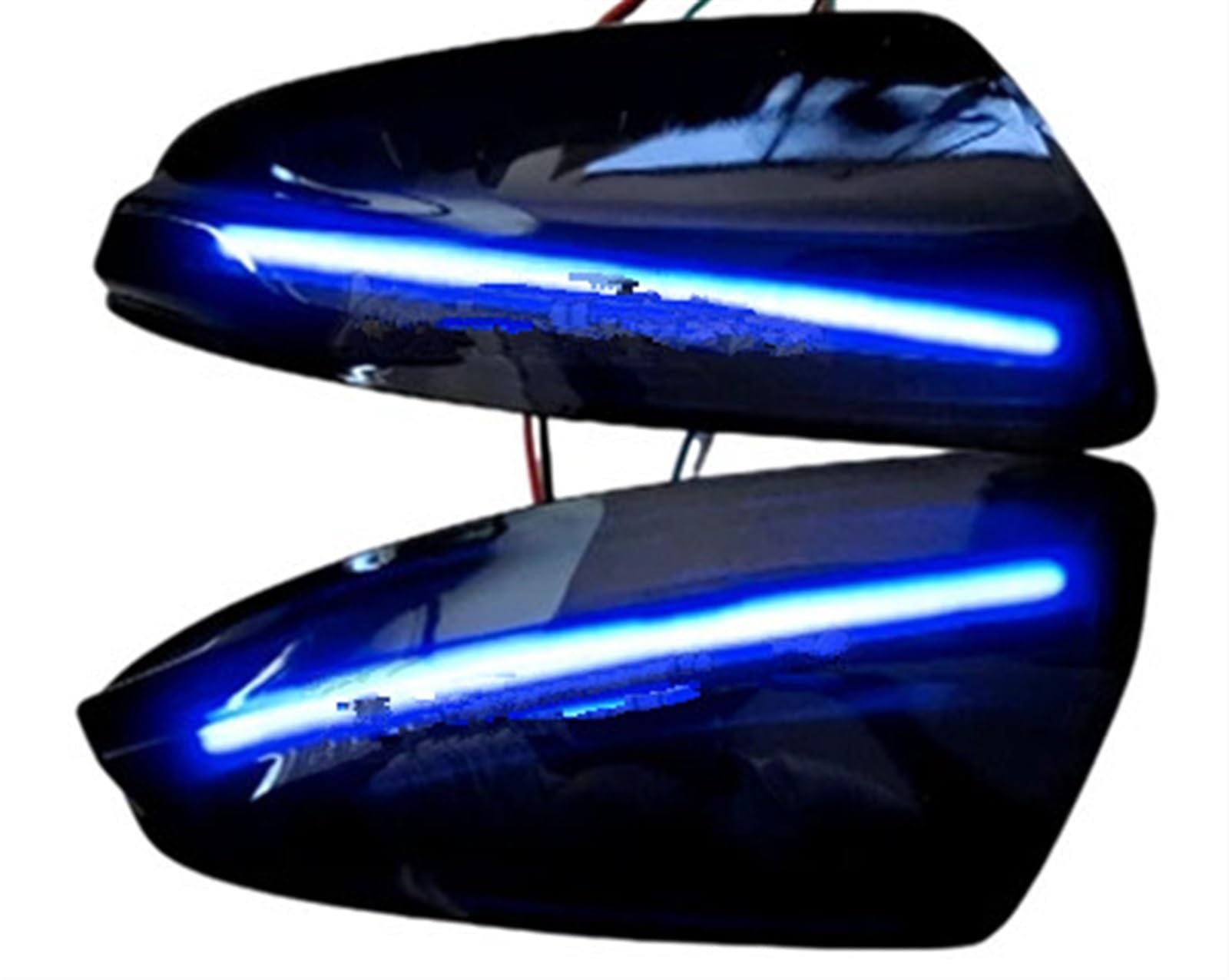 KANGBOZ Kompatibel Mit Mercedes Für Benz Für Viano W639 2010-2014 Facelift Seitenspiegelanzeige Blinker Blinker Spiegel Anzeige Blinker(Blue) von KANGBOZ