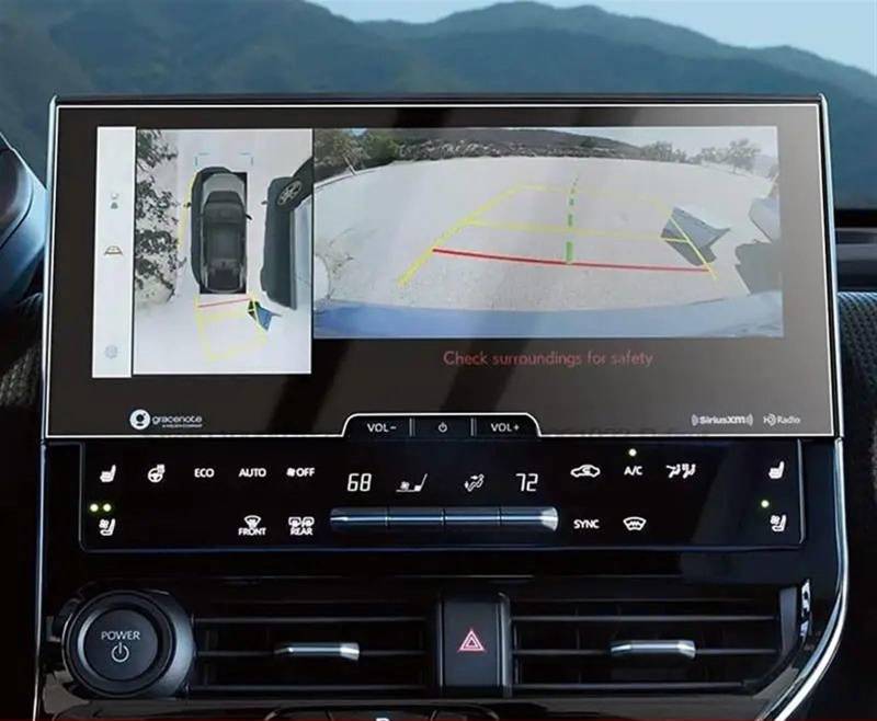 KANGBOZ Kompatibel Mit Toyota Für BZ4X 2022 2023 12,3 Zoll Auto GPS Navigation Gehärtetes Glas Displayschutzfolie GPS Navigation Schutzfolie von KANGBOZ