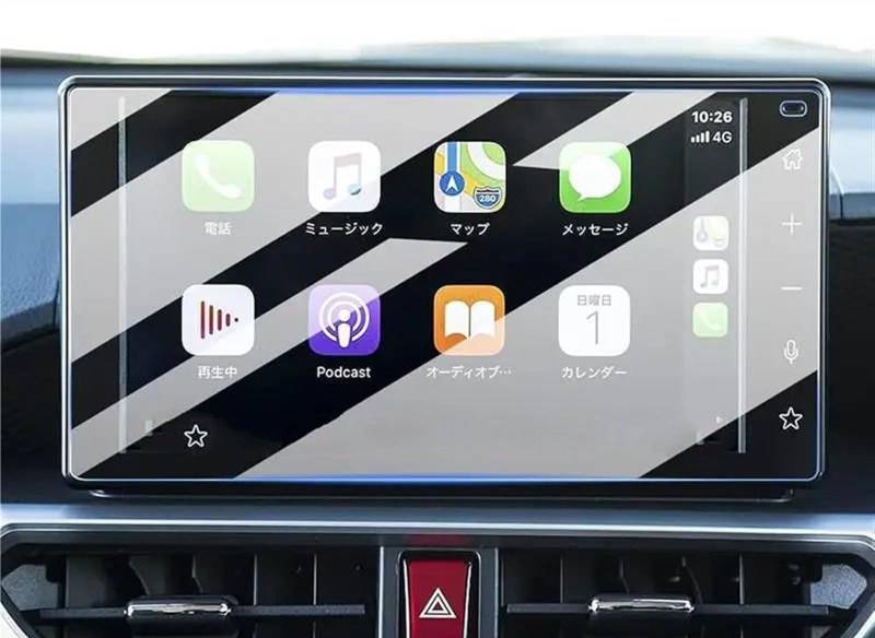 KANGBOZ Kompatibel Mit Toyota Für Rise Für A200A A210A 2019 2020 2021 2022 2023 9-Zoll-Auto-GPS-Navigation Displayschutzfolie Aus Gehärtetem Glas GPS Navigation Schutzfolie von KANGBOZ