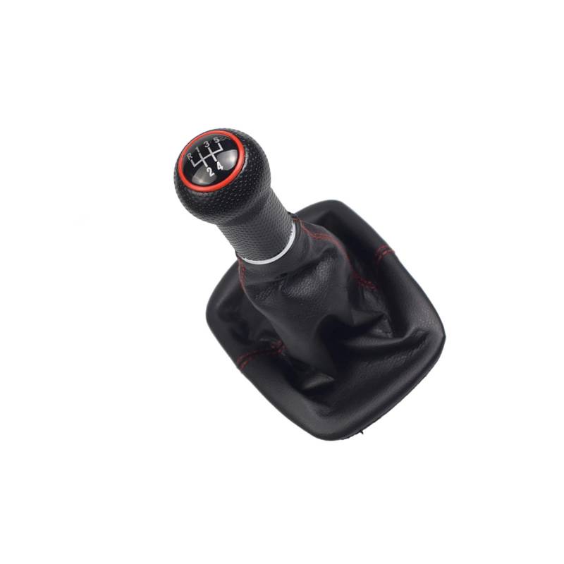 KANGBOZ Kompatibel Mit VW Für Passat 35i 1988-1997 5 Für Gang-Schaltknaufhebel Auto-Schaltknauf Schaltknauf Stick Head Auto-Schalthebel Schaltknäufe(5 Speed-Red) von KANGBOZ