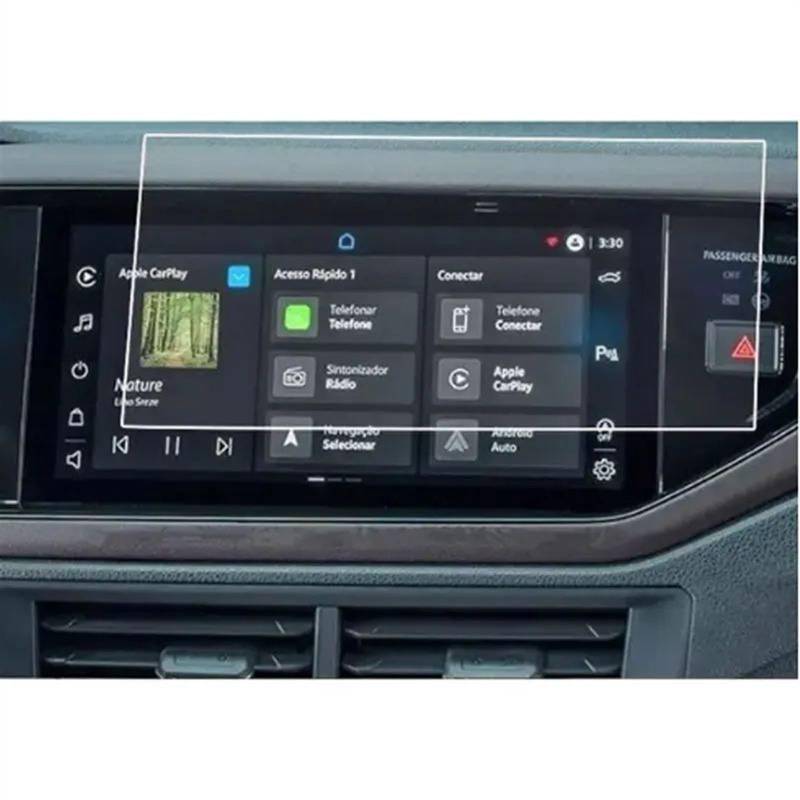 KANGBOZ Kompatibel mit VW für Virtus 2023 2024 10,1 Zoll Auto-GPS-Navigations-Armaturenbrett-LCD-Bildschirm Displayschutzfolie aus gehärtetem Glas GPS Navigation Schutzfolie(GPS) von KANGBOZ