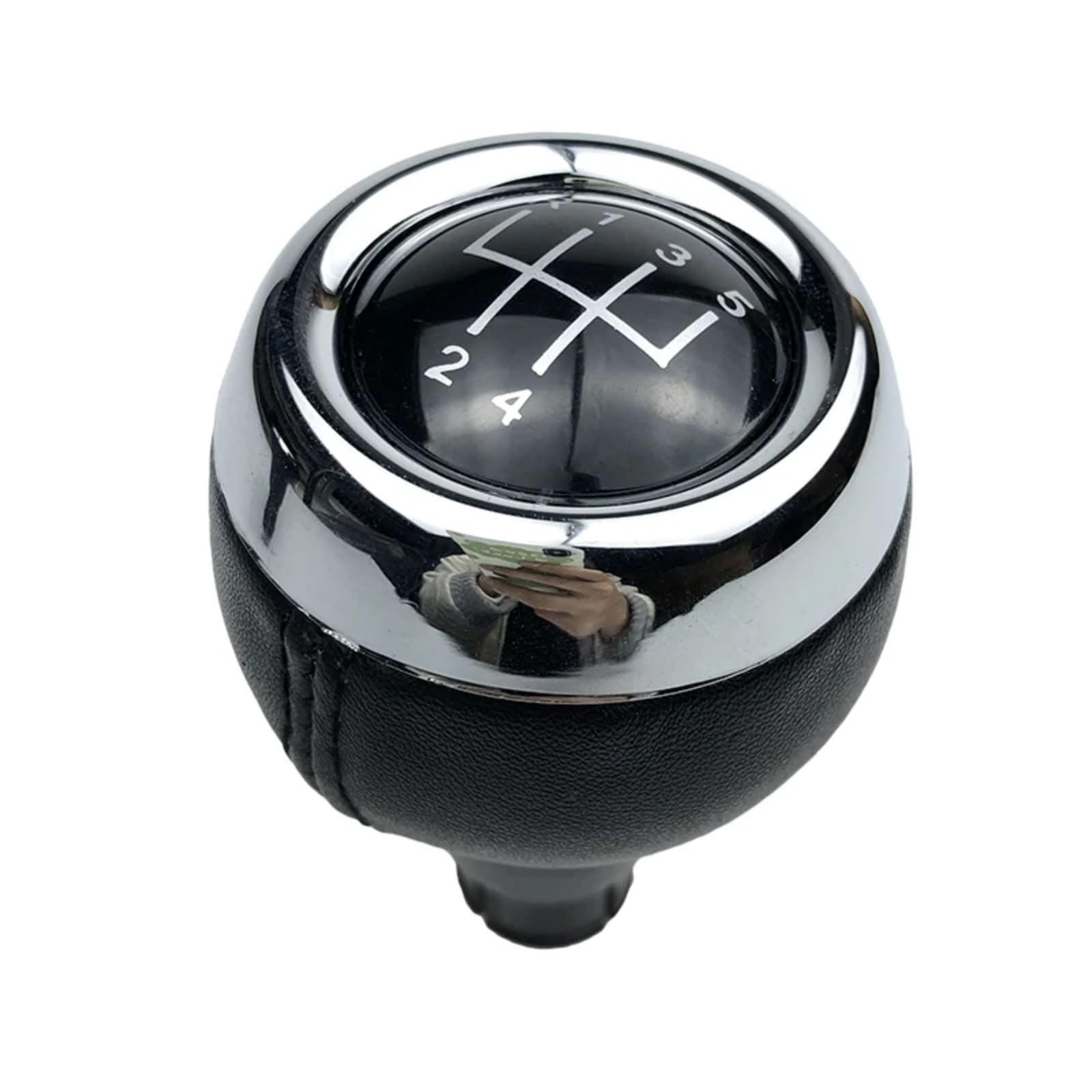 Kompatibel Mit Mini Für Cooper R55 R56 5 6 Für Geschwindigkeit Auto Schaltknauf Hebel Schaltknauf KopfGear Shift Auto Automatischer Schalthebel Schaltknäufe(R12345 Black) von KANGBOZ