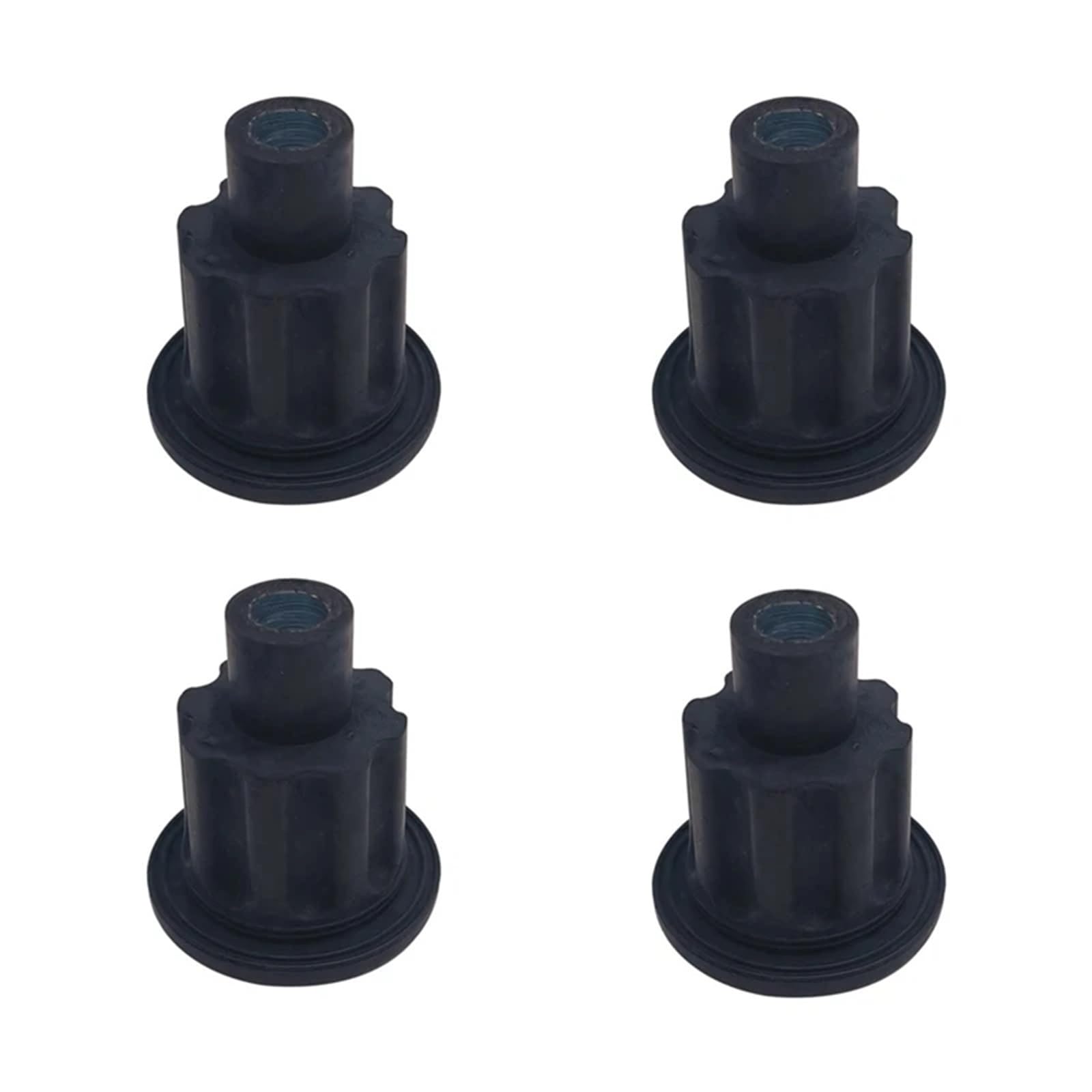 KANGKKAI [Replacement] 707001169 Gummiblock Stoßdämpfer Shock Mount for Outlander G1 G2 for ATV 400 450 500 570 800 850 1000 707000426 (Black 4PCS) von KANGKKAI