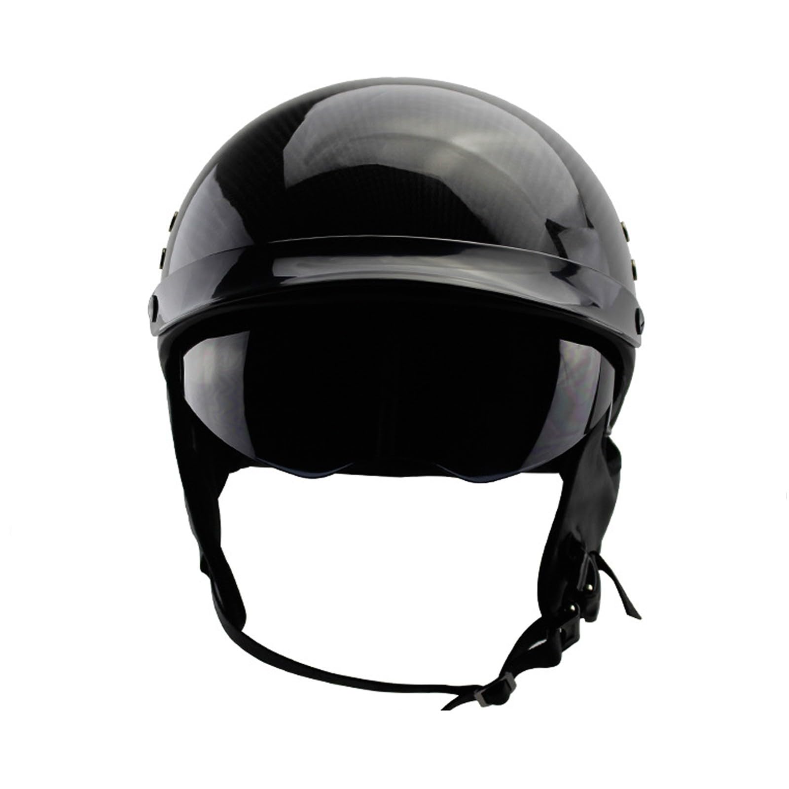 Retro Halbhelm, Motorrad Helm Mit Schutzbrille, DOT/ECE-Zugelassen Jethelm Roller-Helm Scooter-Helm Moped Mofa-Helm, Geeignet Erwachsene MäNner Frauen B,L(59-60) von KANMUASD