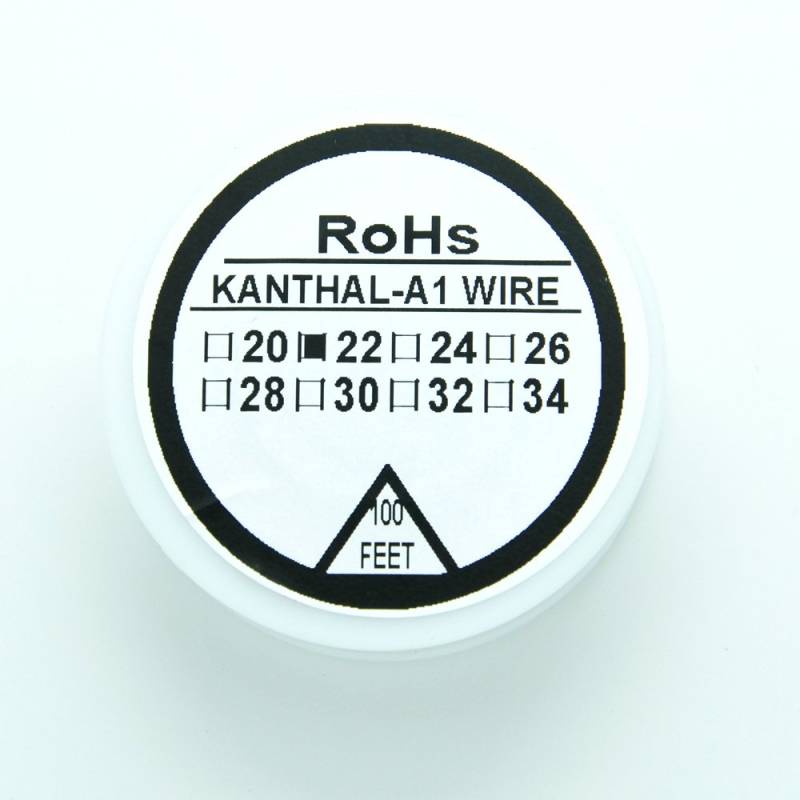 Kanthal A1 Heizdraht Widerstandsdraht, 30 m Spule, Dicke 22G von KANTHAL