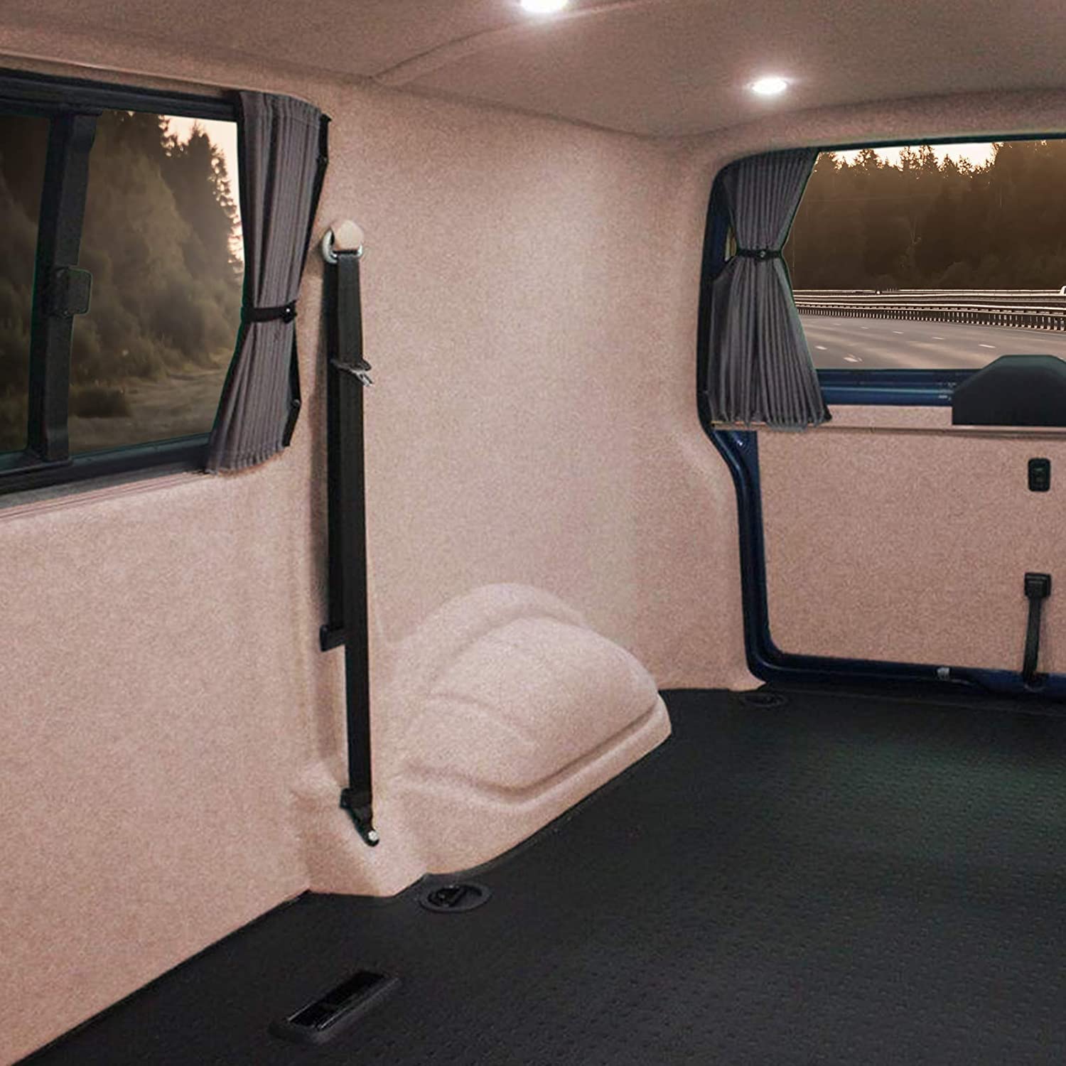 KARAT Filzstoff - Bastelfilz - Bespannstoff Kfz Filz Stoff für Auto Innenraumverkleidung Bezugsstoff Meterware Nadelfilz Camper ausbau Wohnmobil Filz Auto Innenausbau Superflex Beige 200 x 1000 cm von KARAT