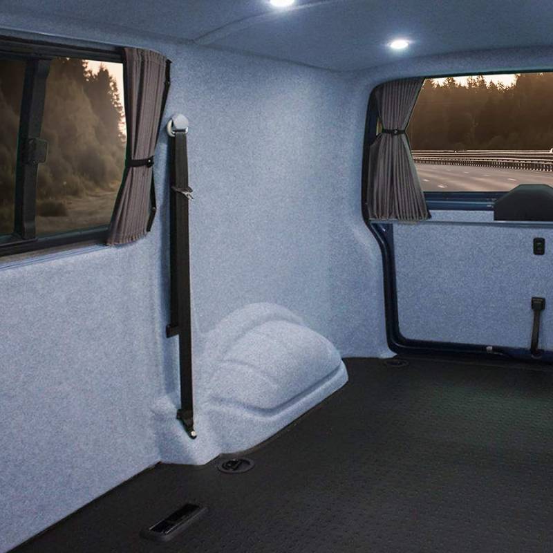 KARAT Filzstoff - Bastelfilz - Bespannstoff Kfz Filz Stoff für Auto Innenraumverkleidung Bezugsstoff Meterware Nadelfilz Camper ausbau Wohnmobil Filz Auto Innenausbau Superflex Blau 200 x 1500 cm von KARAT