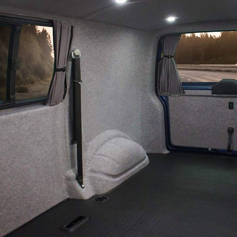 KARAT Filzstoff - Bastelfilz - Bespannstoff Kfz Filz Stoff für Auto Innenraumverkleidung Bezugsstoff Meterware Nadelfilz Camper ausbau Wohnmobil Filz Auto Innenausbau Superflex Anthrazit 200 x 300 cm von KARAT