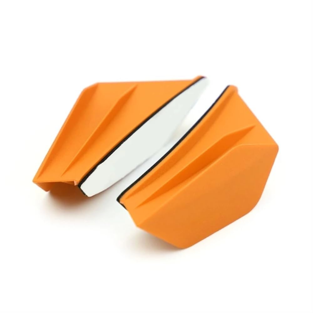 Feste Winglet-Verkleidung Motorrad Universal Winglets Front Verkleidung Racing Spoiler Verkleidung Flügel(Orange) von KARDAS