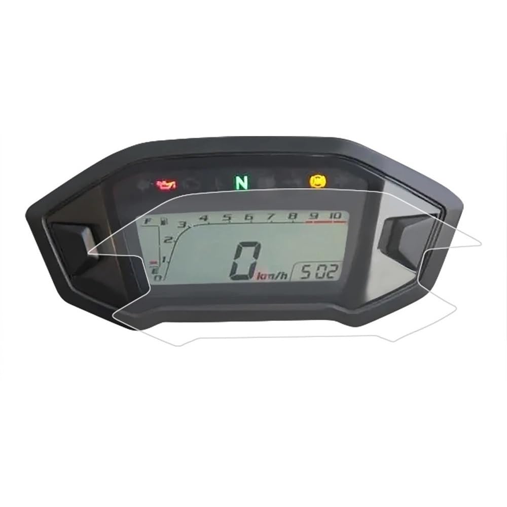 KARDAS Motorrad-Armaturenbrett-Displayschutz Für CBR500R CBR500F CBR500X CRF250L CRF250 Rally MSX125 Motorrad -Armaturenbrettschilddurchbrettemometer -Tachometer -Schutzfilm(4 pcs) von KARDAS