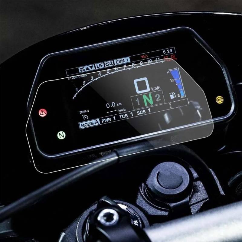 KARDAS Motorrad-Armaturenbrett-Displayschutz Für Mt 10 2022 Zubehör Mt10 Sp Zubehör Screen Dashboard Motorrad Scratch Cluster Schutz Instrument Film(4pcs) von KARDAS