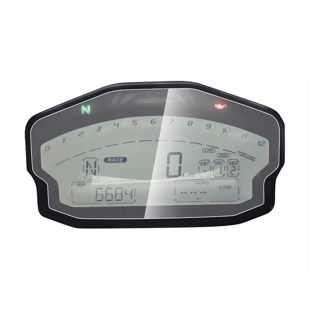 KARDAS Motorrad-Armaturenbrett-Displayschutz Für Panigale 899 959 1199 1299 Motorrad Instrument Cluster Kratzschutz Film Dashboard Screen Protector(1 pcs) von KARDAS