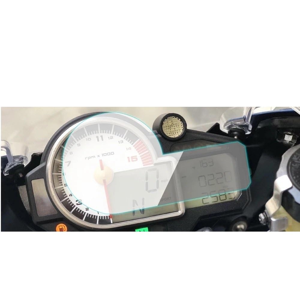 KARDAS Motorrad-Armaturenbrett-Displayschutz Für S1000R/RR/XR S1000R S1000RR S1000XR 2015-2017 Motorrad Dashboard Screen Protector Tacho Schutz Film(1PCS) von KARDAS