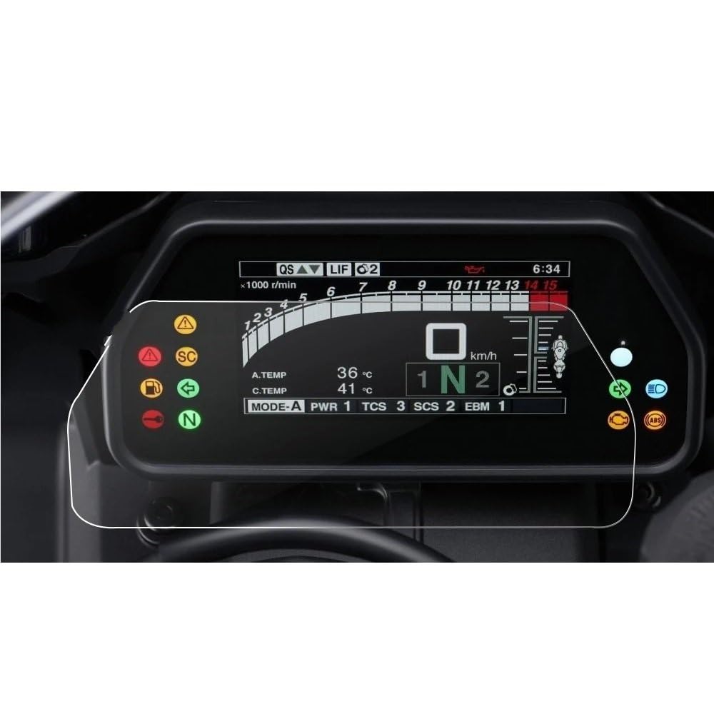 KARDAS Motorrad-Armaturenbrett-Displayschutz Für YZF R1 R1M 2022 2021 Motorrad Scratch Cluster Schutz Instrument Film Zubehör Zubehör Bildschirm Dashboard(1pcs) von KARDAS