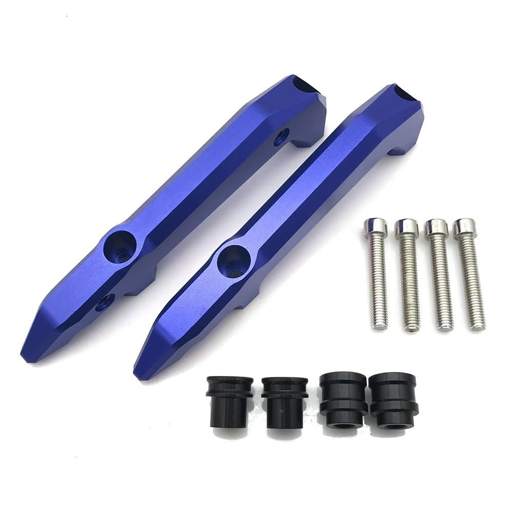 KARDAS Motorrad Haltegriffe Sitzschienengriff CNC Aluminium Motorrad Hinten Armlehne Bars Hinten Sitz Beifahrer Haltegriff Griff Für H&ONDA Grom MSX125 MSX 125 2021 2022(Blue4) von KARDAS