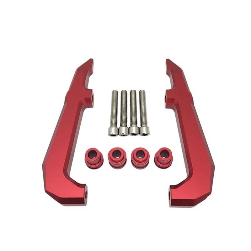 KARDAS Motorrad Haltegriffe Sitzschienengriff Motorrad Hinten Passagier Griff Bar Schwanz Handlauf Für H&ONDA GROM MSX125 2021 2022(Red) von KARDAS