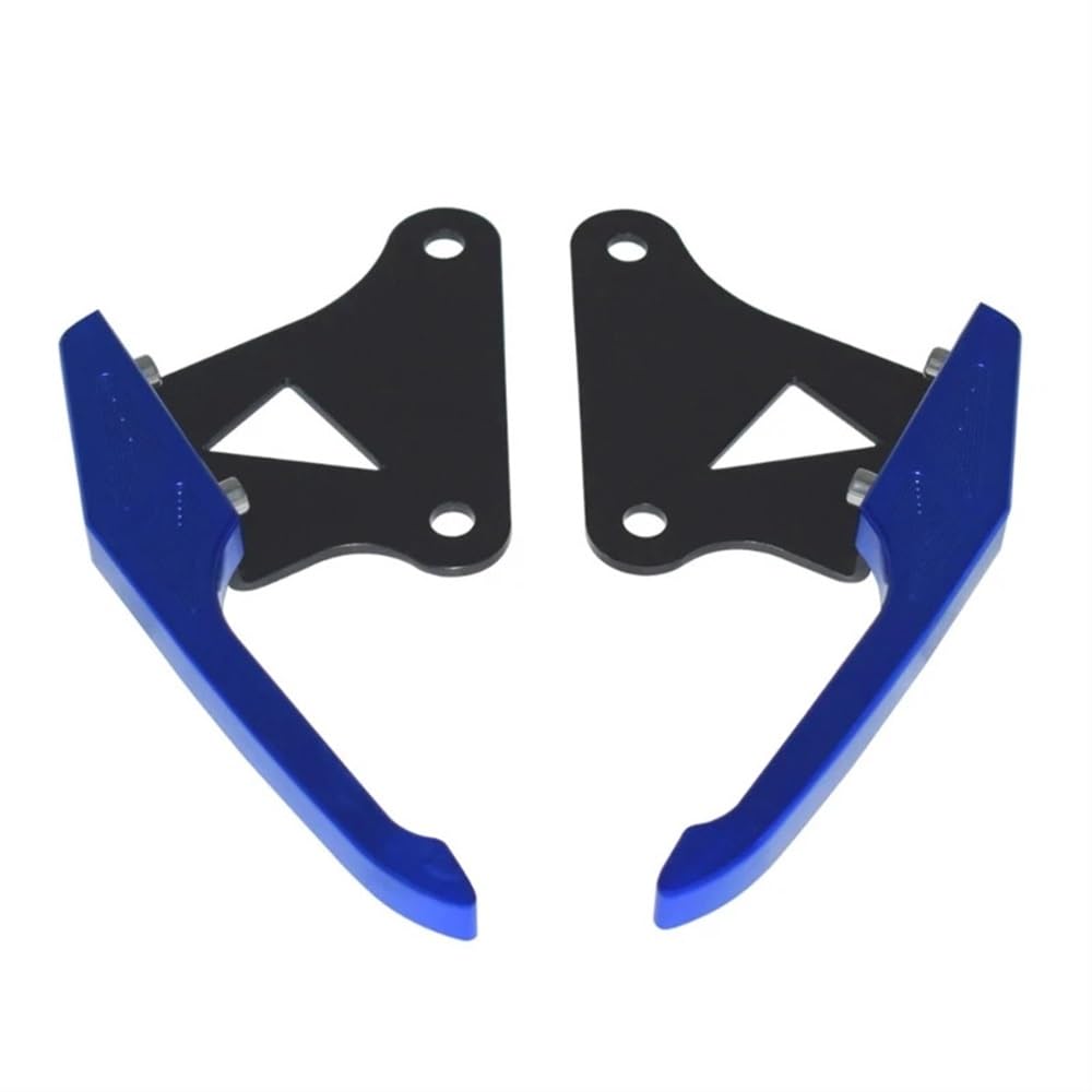 KARDAS Motorrad Haltegriffe Sitzschienengriff Motorrad Hinten Passagier Griff Haltegriff Schiene Armlehne Schwanz Handlauf Für H&ONDA Grom MSX125 SF M3(Blue) von KARDAS