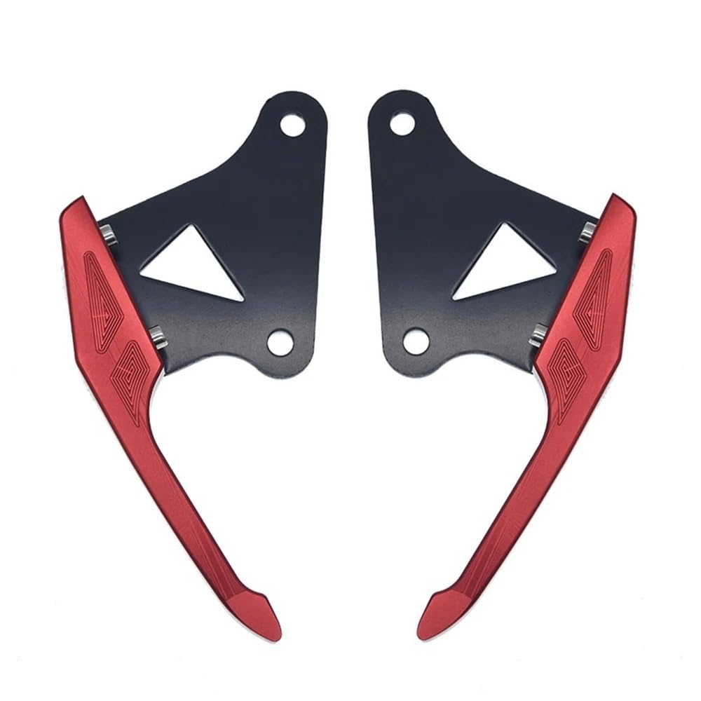 KARDAS Motorrad Haltegriffe Sitzschienengriff Motorrad Hinten Passagier Haltegriffe Sitz Schiene Sozius Griff Für H&ONDA Grom MSX125 SF M3(Red) von KARDAS