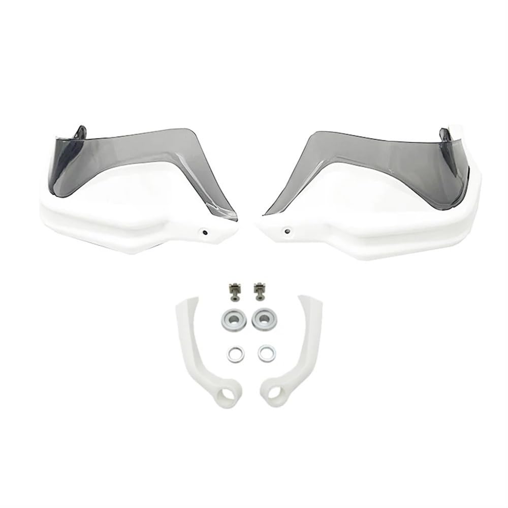 KARDAS Motorrad-Handschützer Für B&MW F800GS ADV F800 GS F 800GS Adventure 2013-2022 2020 Motorrad Carbon Handschutz Schild Handschutz Schutz Windschutzscheibe(White Grey55) von KARDAS