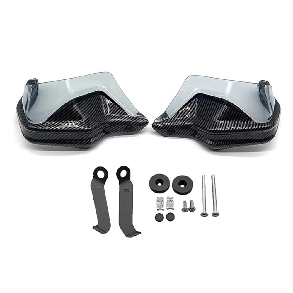 KARDAS Motorrad-Handschützer Für H&ONDA NC750X DCT NC750S NC700X NC 750X2013-2021 2022 Motorrad Handprotektoren Schild Guards Windschutzscheibe Hand Wind Schutz(Smoke5) von KARDAS