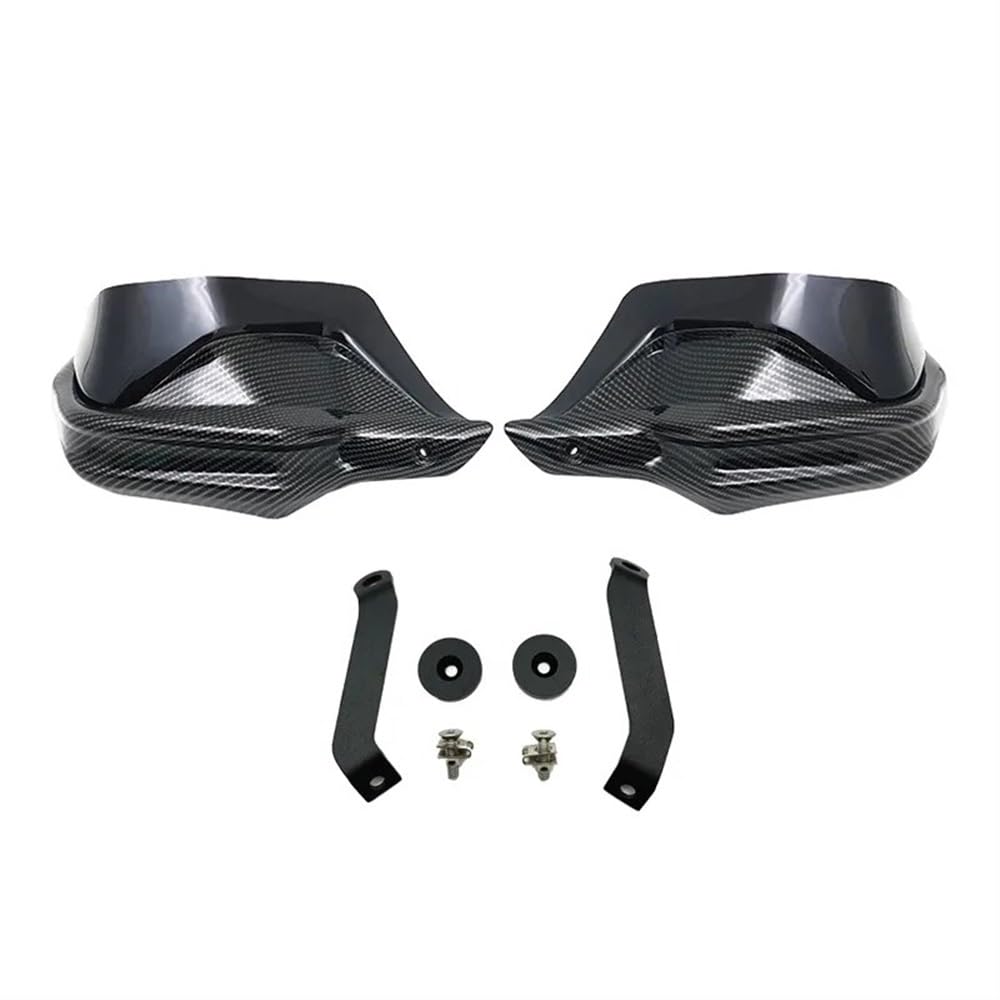 KARDAS Motorrad-Handschützer Für HON&DA NC750X DCT NC750S NC700X NC 750 X 2013-2023 Motorrad Carbon Handprotektoren Schild Guards Windschutzscheibe Hand Wind Schutz(Carbon Black70) von KARDAS