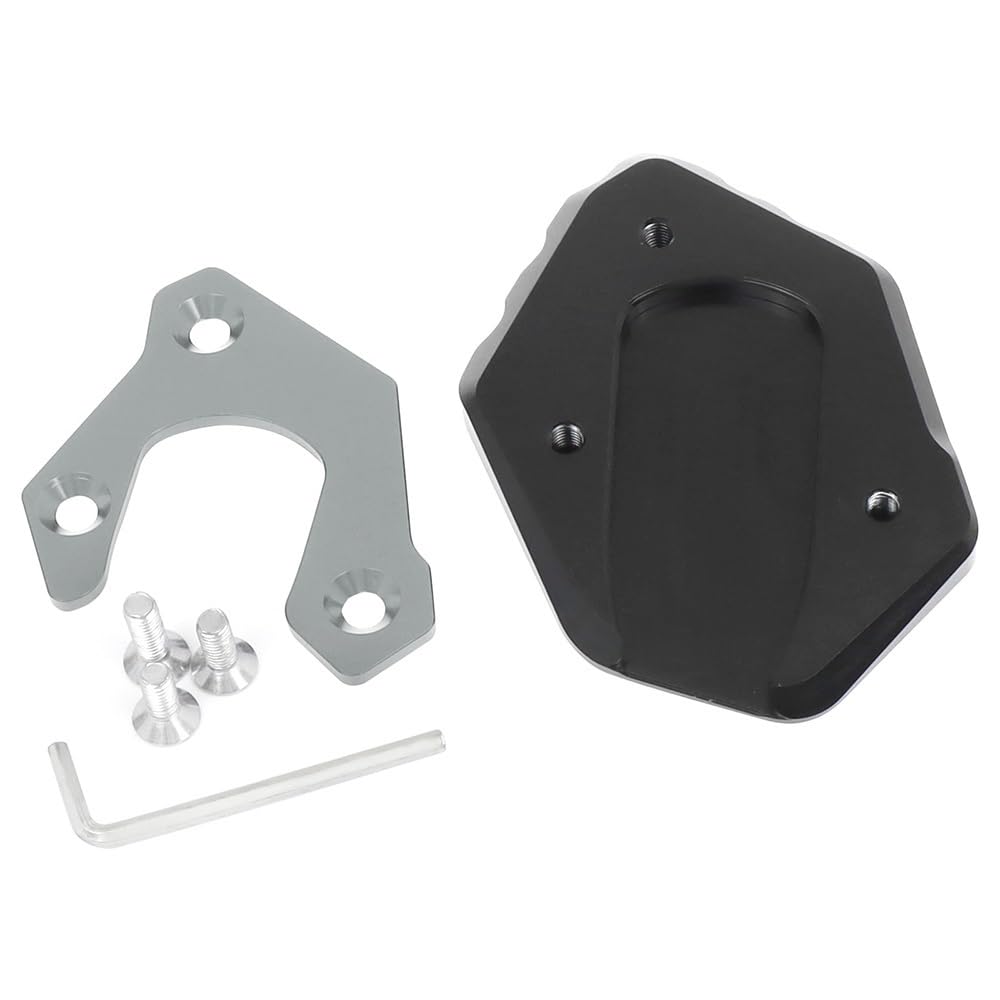 KARDAS Motorrad-Seitenständerpolster Für Y&AMAHA FJR1300 FJR 1300 2001-2019 Motorrad Kickstand Verlängerung Pad Fuß Seite Stehen Vergrößern Unterstützung Platte Zubehör(3) von KARDAS