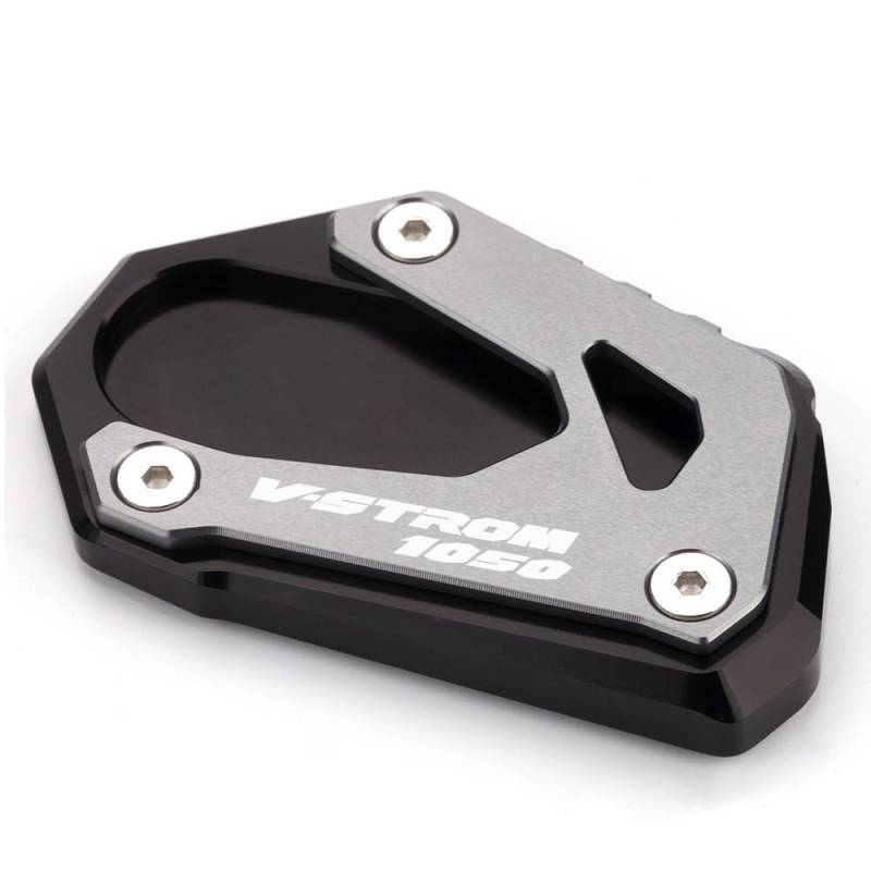 KARDAS Motorrad-Seitenständerpolster Motorrad Fuß Seite Stehen Enlarger Erweiterung Kickstand Pad Platte Anti-Slip Für Suzuki V-Strom 1000 1050 VSTROM V Strom 1050XT(V-STROM1050-2) von KARDAS