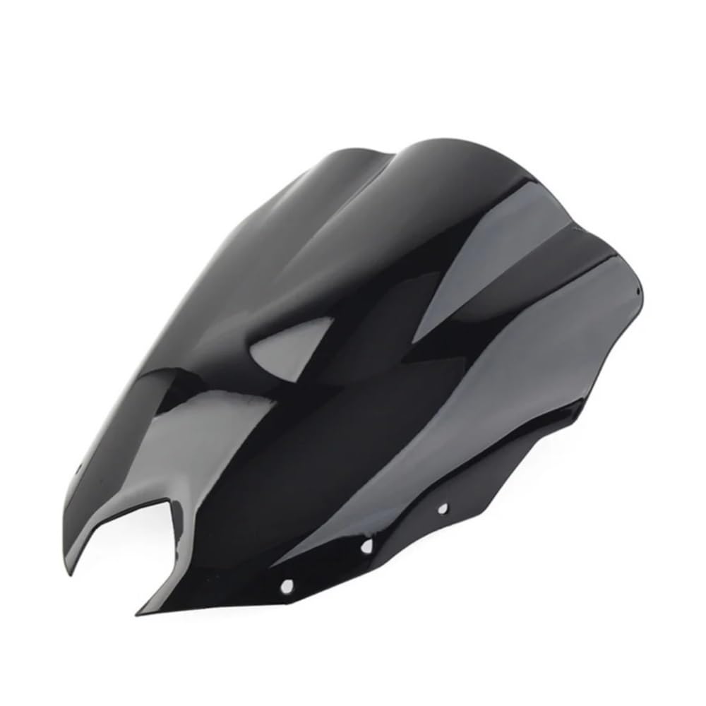 KARDAS Motorrad Windschutzscheiben Für FZ6R 2009-2015 Motorrad Windschutz Windschutz Screen Protector Für Y&AMAHA Für FZ-6R 2009 2010 2011 2012 2013 2014 2015(Black) von KARDAS